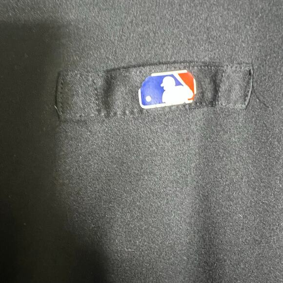 Majestic New York Yankees Shirt  XL-2X Mens Black Gray Raglan Therma Base Sports - Picture 9 of 11